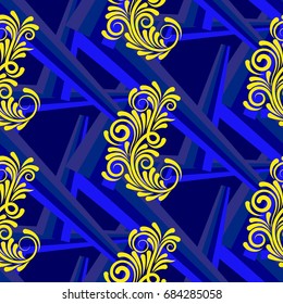 Endless abstract pattern. Background texture.  Vector illustration.