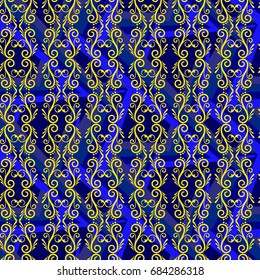 Endless abstract pattern. Background texture.  Vector illustration.