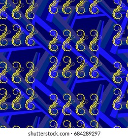 Endless abstract pattern. Background texture.  Vector illustration.