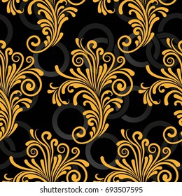 Endless abstract pattern. Background texture.  Vector illustration.