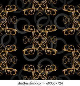 Endless abstract pattern. Background texture.  Vector illustration.