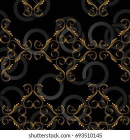 Endless abstract pattern. Background texture.  Vector illustration.