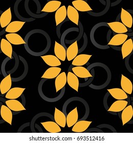 Endless abstract pattern. Background texture.  Vector illustration.