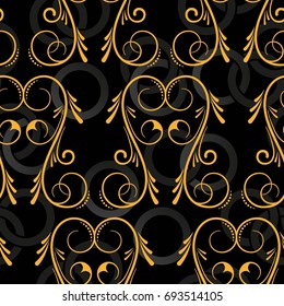 Endless abstract pattern. Background texture.  Vector illustration.