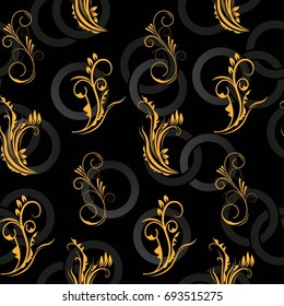 Endless abstract pattern. Background texture.  Vector illustration.