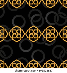 Endless abstract pattern. Background texture.  Vector illustration.