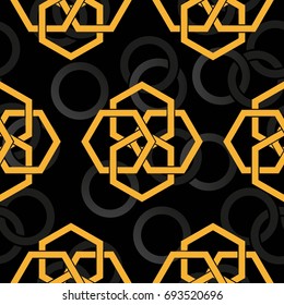 Endless abstract pattern. Background texture.  Vector illustration.