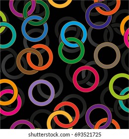 Endless abstract pattern. Background texture.  Vector illustration.