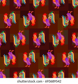 Endless abstract pattern. Background texture.  Vector illustration.