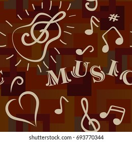 Endless abstract pattern. Background texture.  Vector illustration.