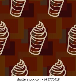 Endless abstract pattern. Background texture.  Vector illustration.