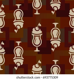 Endless abstract pattern. Background texture.  Vector illustration.