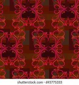 Endless abstract pattern. Background texture.  Vector illustration.