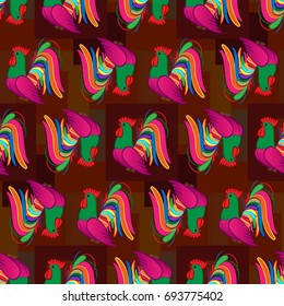 Endless abstract pattern. Background texture.  Vector illustration.