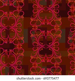 Endless abstract pattern. Background texture.  Vector illustration.