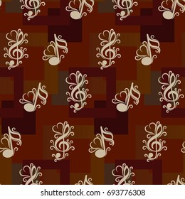 Endless abstract pattern. Background texture.  Vector illustration.