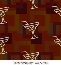 Endless abstract pattern. Background texture.  Vector illustration.