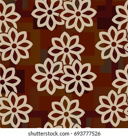 Endless abstract pattern. Background texture.  Vector illustration.