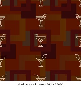 Endless abstract pattern. Background texture.  Vector illustration.