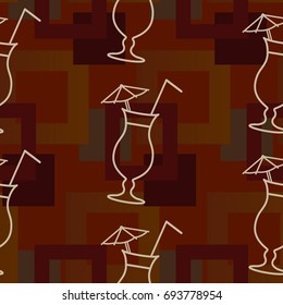 Endless abstract pattern. Background texture.  Vector illustration.