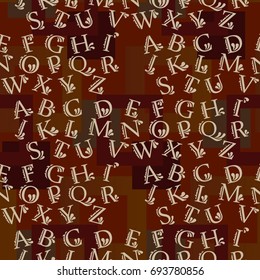 Endless abstract pattern. Background texture.  Vector illustration.