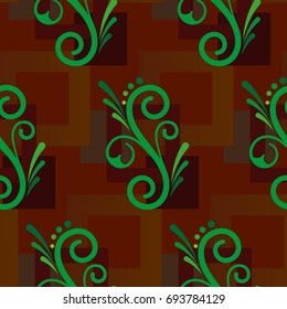 Endless abstract pattern. Background texture.  Vector illustration.