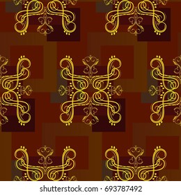 Endless abstract pattern. Background texture.  Vector illustration.