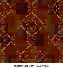 Endless abstract pattern. Background texture.  Vector illustration.
