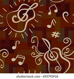 Endless abstract pattern. Background texture.  Vector illustration.