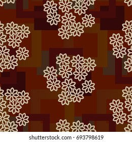 Endless abstract pattern. Background texture.  Vector illustration.