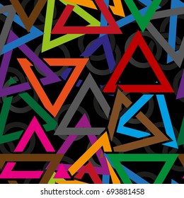 Endless abstract pattern. Background texture.  Vector illustration.