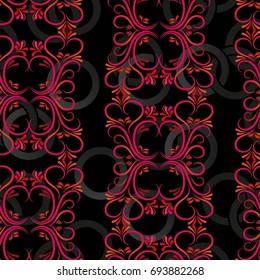 Endless abstract pattern. Background texture.  Vector illustration.