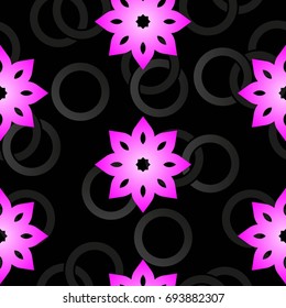 Endless abstract pattern. Background texture.  Vector illustration.