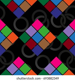 Endless abstract pattern. Background texture.  Vector illustration.