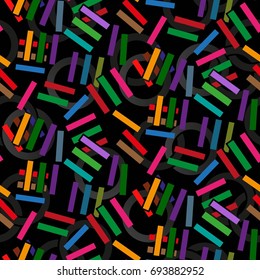Endless abstract pattern. Background texture.  Vector illustration.