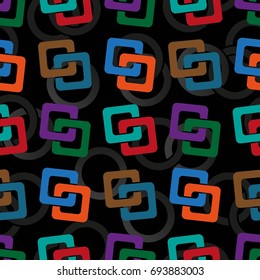 Endless abstract pattern. Background texture.  Vector illustration.
