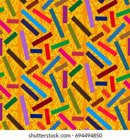 Endless abstract pattern. Background texture.  Vector illustration.