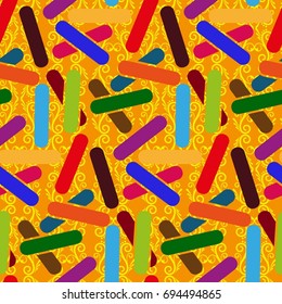 Endless abstract pattern. Background texture.  Vector illustration.