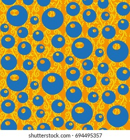 Endless abstract pattern. Background texture.  Vector illustration.