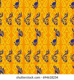 Endless abstract pattern. Background texture.  Vector illustration.