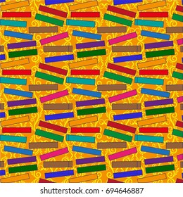 Endless abstract pattern. Background texture.  Vector illustration.