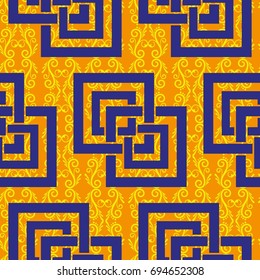 Endless abstract pattern. Background texture.  Vector illustration.