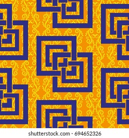 Endless abstract pattern. Background texture.  Vector illustration.