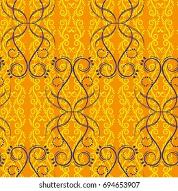 Endless abstract pattern. Background texture.  Vector illustration.