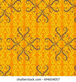 Endless abstract pattern. Background texture.  Vector illustration.