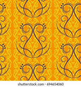 Endless abstract pattern. Background texture.  Vector illustration.