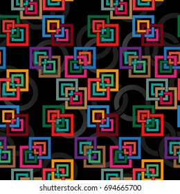 Endless abstract pattern. Background texture.  Vector illustration.