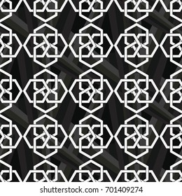 Endless abstract pattern. Background texture.  Vector illustration.
