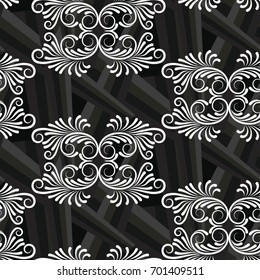 Endless abstract pattern. Background texture.  Vector illustration.