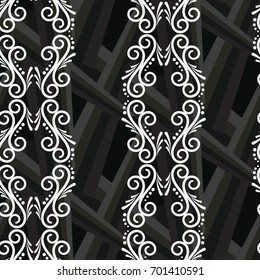 Endless abstract pattern. Background texture.  Vector illustration.